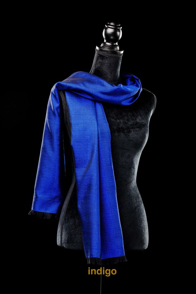 Foulard en soie du Myanmar
