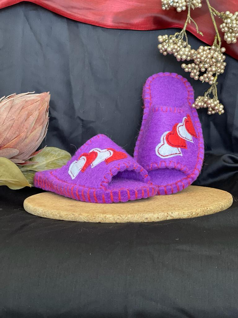 Chaussons mongols type claquette