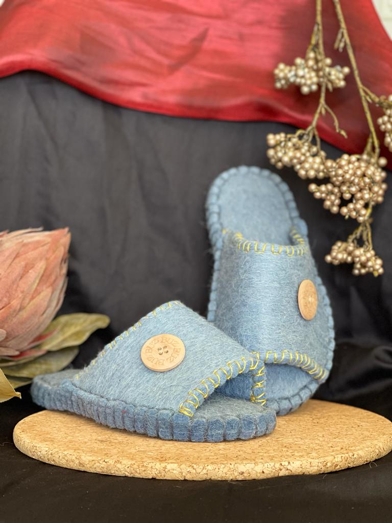 Chaussons mongols type claquette