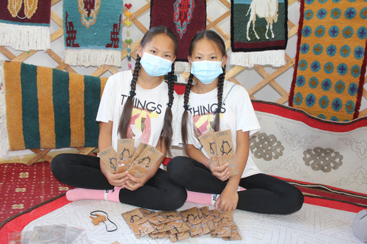 Marque-pages "Renne" en feutrine