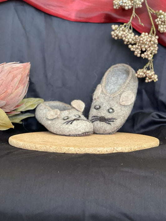 Chaussons mongols souris